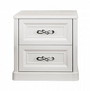 Тумба прикроватная Мишель белый матовый