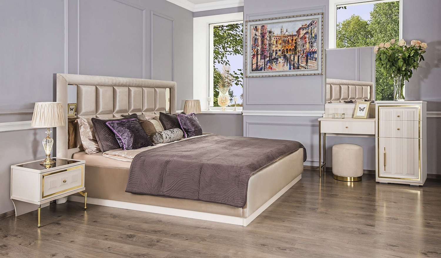 Туалетный столик Замира бежевый