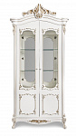 Витрина Флоренция 2-ств. белый глянец