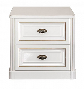 Тумба прикроватная Натали белый глянец