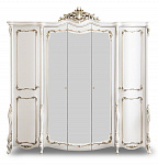 Шкаф Анна Мария 5-дверный белый матовый