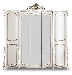 Шкаф Анна Мария 5-дверный белый матовый