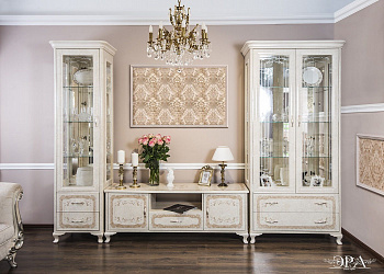 Тумба ТВ Патрисия крем корень глянец