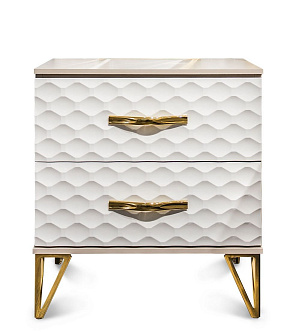 Тумба Лара белый глянец