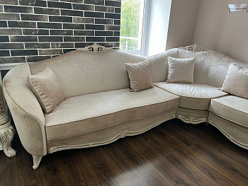 Диван Мокко угловой 3-у-1 бежевый