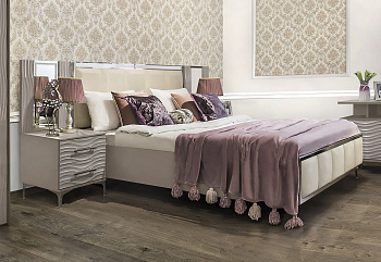 Кровать Гравита 180x200 см серый камень глянец