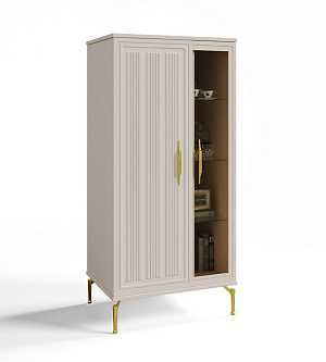 Витрина Замира 2-ств низкая бежевый