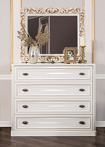 Зеркало Натали белый глянец (спальня)