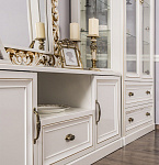 Тумба ТВ Натали белый глянец