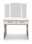 Туалетный столик Мишель белый матовый, без зеркала