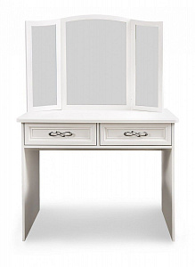 Туалетный столик Мишель белый матовый, без зеркала