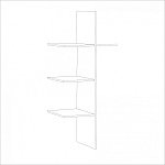 Полки со штангой Мишель для 2