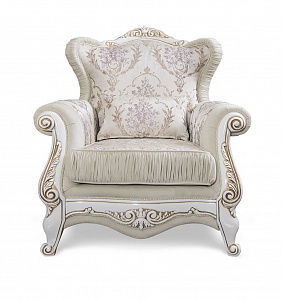 Кресло Алсу белый глянец