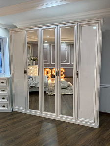 Шкаф Натали 2-дверный без зеркал белый глянец