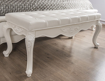 Банкетка Мишель белый матовый