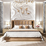 Кровать Замира 180x200 см бежевый
