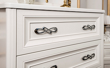 Комод Мишель 4 ящ. широкий белый матовый