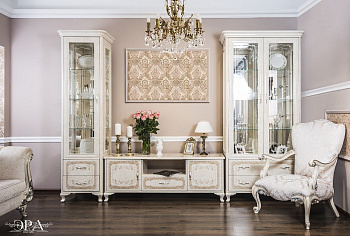 Витрина Патрисия 2-ств крем корень глянец