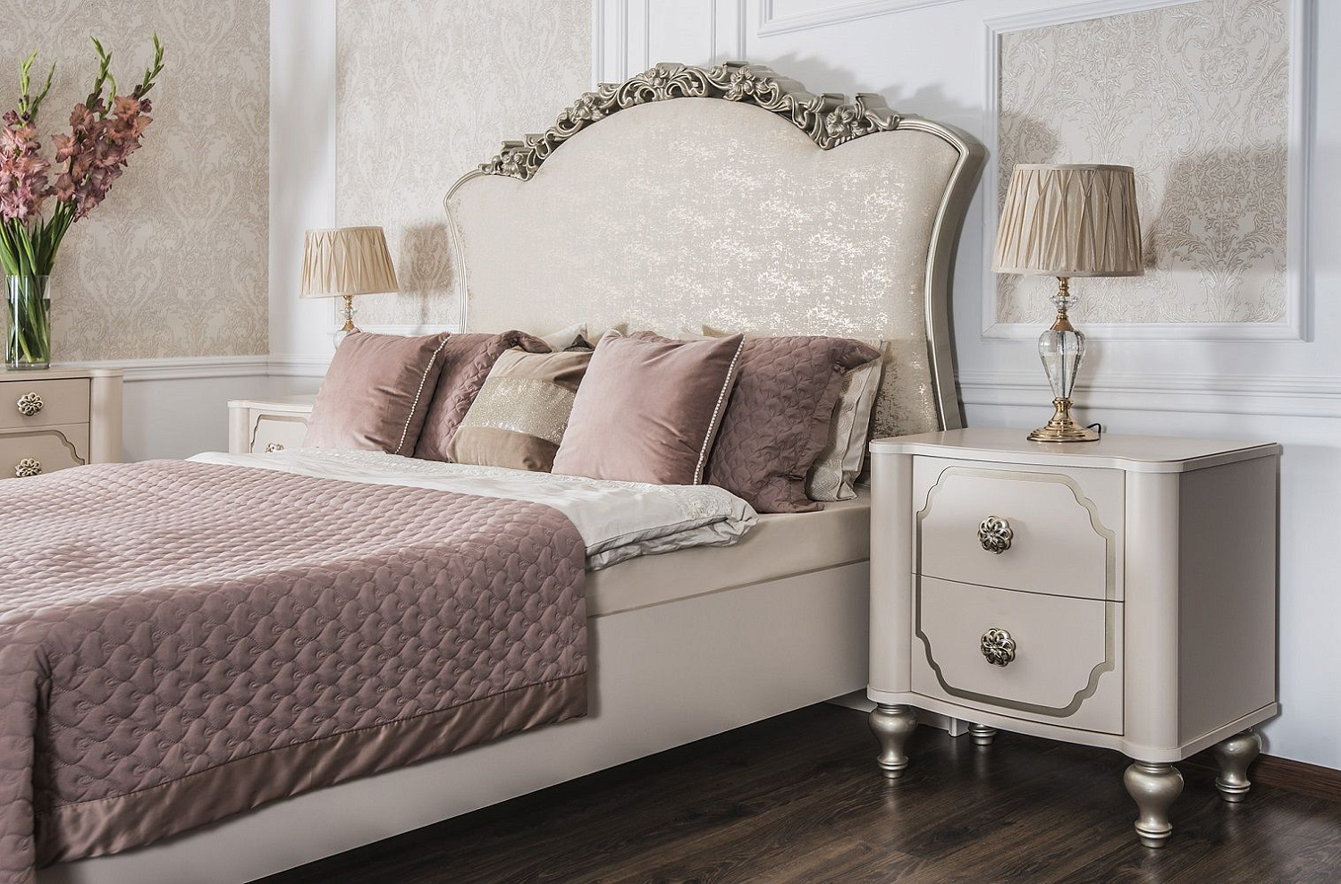 Кровать Лали 160x200 см бежевый