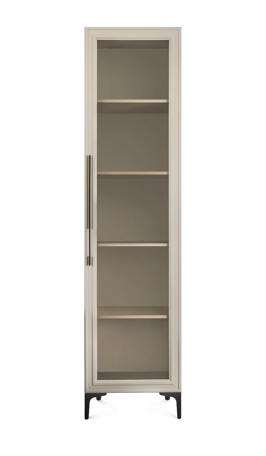 Витрина Стелла 1-ств светло серый камень