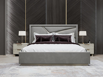 Спальня Лейла 4-дверная светло серый камень