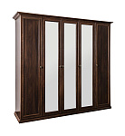 Шкаф Афина 5-дверный (2+1+2) с зеркалом караваджо