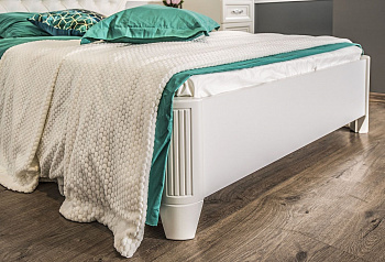 Детская кровать Мишель 120х200 см белый матовый