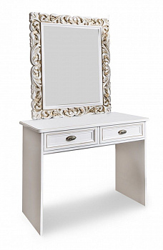 Туалетный столик Натали белый глянец
