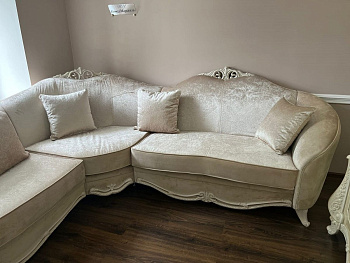 Диван Мокко угловой 3-у-1 бежевый