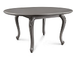 Стол Мокко круглый серый камень