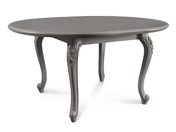 Стол Мокко круглый серый камень