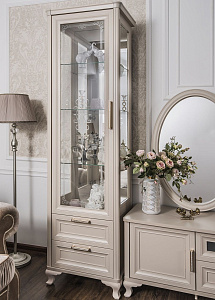 Витрина Мокко 1-ств бежевый