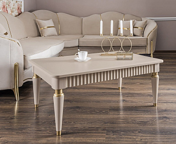 Столик прямоугольный Лара бежевый