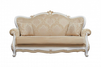 Диван Натали 3х местный белый глянец
