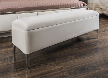 Банкетка Гравита серый камень