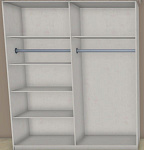 Шкаф Фелисия 4-дверный мокко