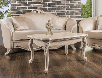 Столик прямоугольный Мокко бежевый