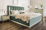 Кровать Замира 180x200 см оливковый