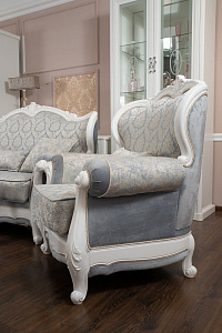 Кресло Мишель белый матовый