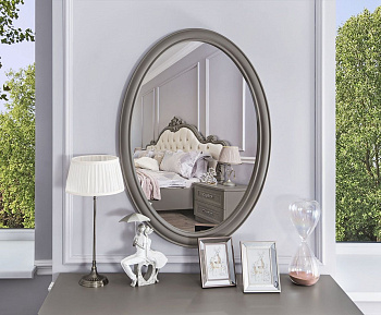 Зеркало Мишель Лайт серый камень