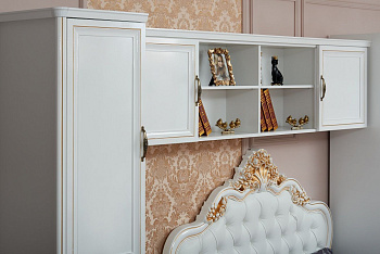 Спальня детская Натали белый глянец 2