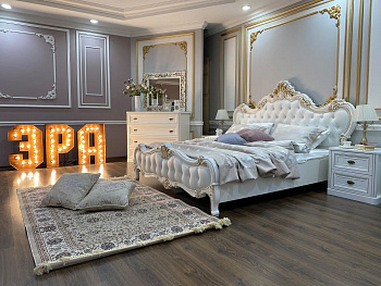 Натали секция 1-ств без зеркал белый глянец