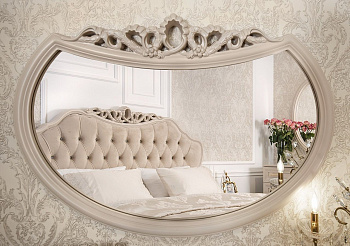 Зеркало Мокко ППУ для туалетного столика бежевый