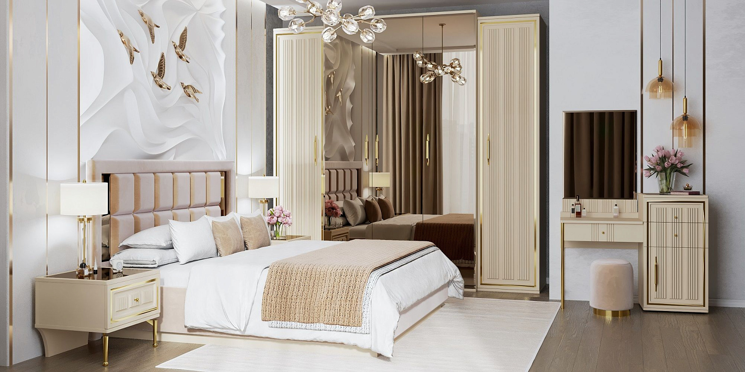 Туалетный столик Замира бежевый