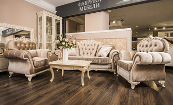 Комплект Патрисия серый глянец