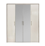 Шкаф Гравита 4-дверный белый глянец