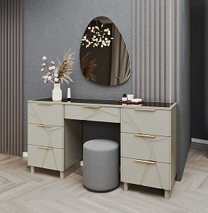 Туалетный столик Лейла светло серый камень