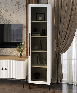 Гостиная Стелла 1+тв+2 белый